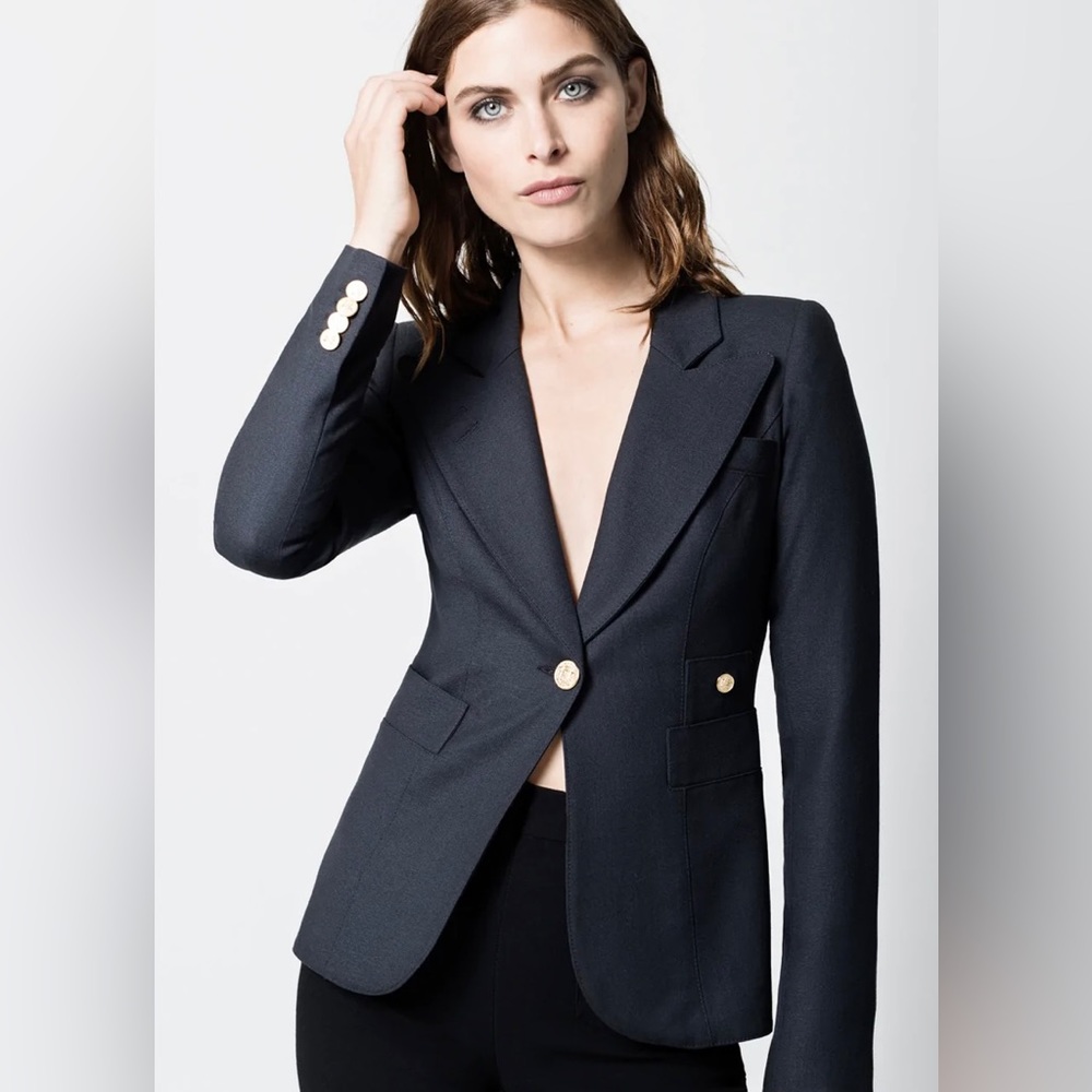 Smythe “Duchess” blazer in slate - Excellent condition- size 2 P